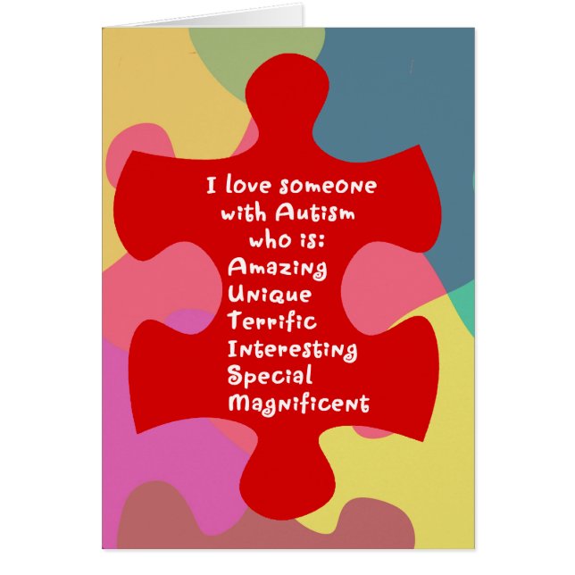 Autismus Akrostik (Vorne)