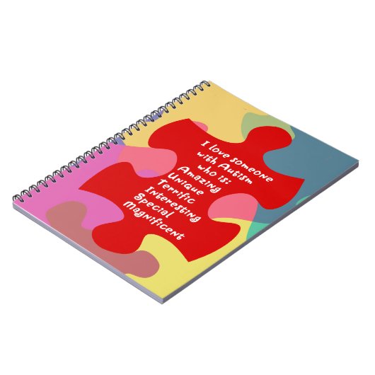 Autismus Akrostik Notizblock (Linke Seite)