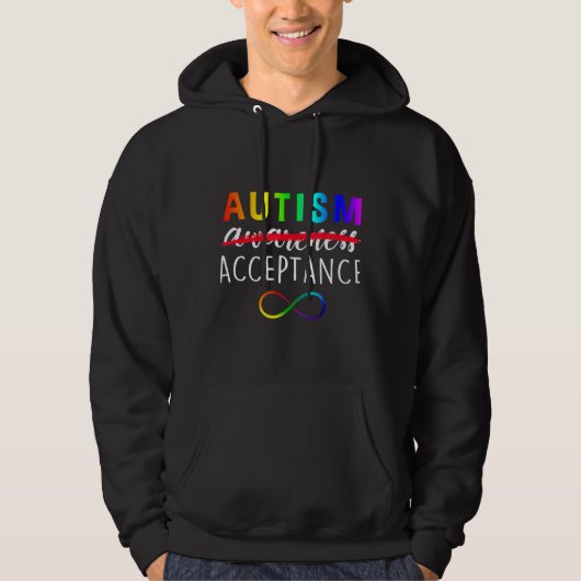 Autismus Akzeptanz Autismus Bewusstsein O2lzg Hoodie (Vorderseite)