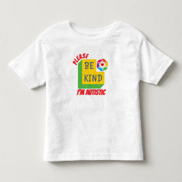Autismus Akzeptanz Bitte Seien Sie Freundlich Kleinkind T-shirt