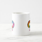 Autismus Akzeptanz Farbenfrohe Rainbow Infinity Sy Kaffeetasse (Mittel)