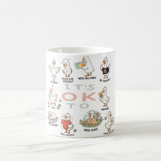 Autismus-Akzeptanz-Gans | Es ist okay, anders zu s Kaffeetasse