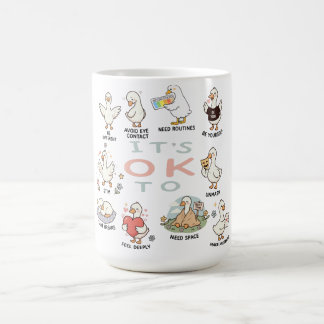 Autismus-Akzeptanz-Gans | Es ist okay, anders zu s Kaffeetasse