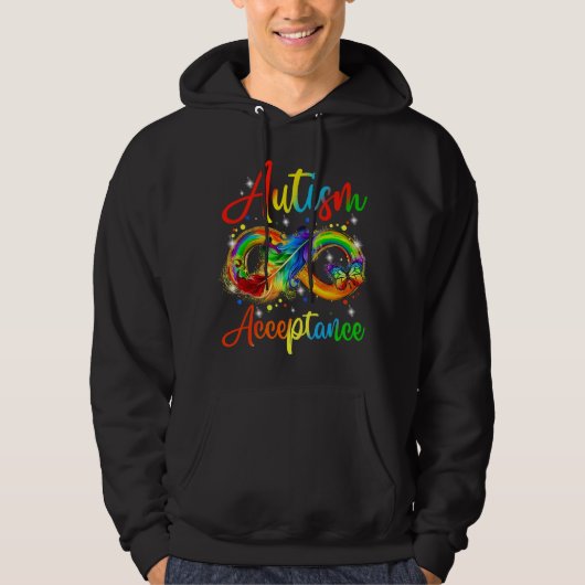 Autismus Akzeptanz Hoodie (Vorderseite)