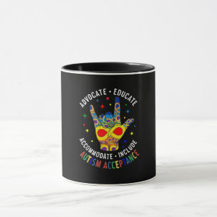 Autismus-Akzeptanz ILY-Handzeichen – Neurodiversit Tasse