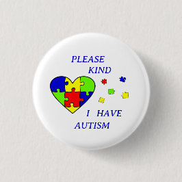 Autismus Akzeptanz Puzzle Autismus Bewusstsein Tag Button