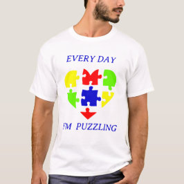 Autismus Akzeptanz Puzzle Autismus Bewusstsein Tag T-Shirt