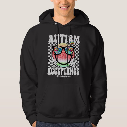 Autismus-Akzeptanz-Smiley (2 Hoodie (Vorderseite)