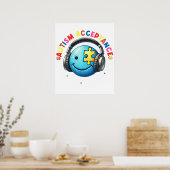 Autismus-Akzeptanz-Smiley  Poster (Küche)