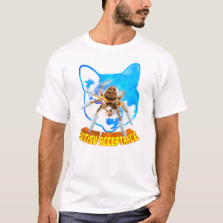 Autismus Akzeptanz Wütende Klingen-Spinne Katze T-Shirt