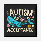 Autismus Akzeptanzwal Magnet (Vorne)