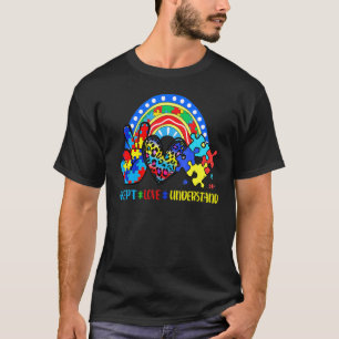 Autismus Akzeptiere Liebe Verstehe Puzzle-Teile Ti T-Shirt