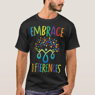 Autismus-Akzeptiere Unterschiede Autism Awareness- T-Shirt