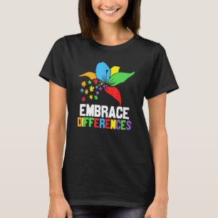 Autismus Akzeptiere Unterschiede Neurodiversität R T-Shirt