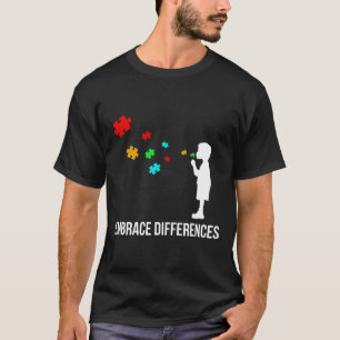 Autismus - Akzeptiere Unterschiede - Unterstütze A T-Shirt