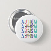 Autismus akzeptiert Liebe verstehen Button (Vorne & Hinten)