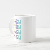 Autismus akzeptiert Liebe verstehen Kaffeetasse (Vorderseite Links)