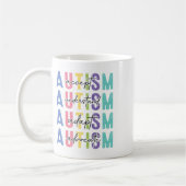 Autismus akzeptiert Liebe verstehen Kaffeetasse (Links)