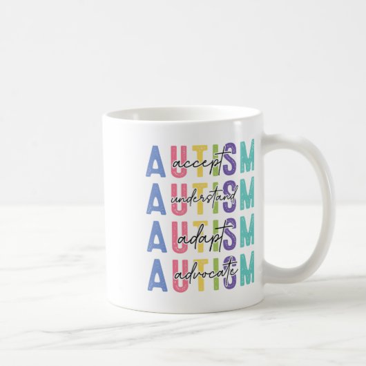 Autismus akzeptiert Liebe verstehen Kaffeetasse (Rechts)