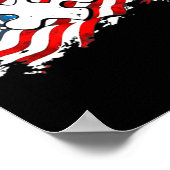 Autismus American Flag Puzzle Autismus Sensibilisi Poster (Ecke)