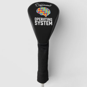 Autismus Anderes Betriebssystem Neurodiversität Golf Headcover