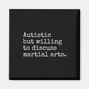 Autismus Asd Aspie Karate Kung Fu Autistischer Mar Magnet