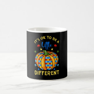 Autismus-Asd-Bewusstseins-Puzzleteile-Kürbis-Hallo Kaffeetasse
