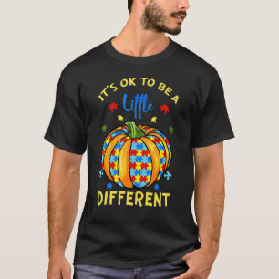 Autismus-Asd-Bewusstseins-Puzzleteile-Kürbis-Hallo T-Shirt