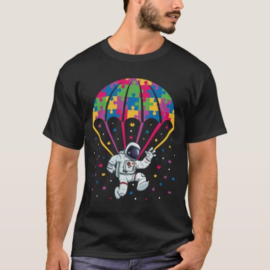 Autismus Astronaut T-Shirt (Vorderseite)