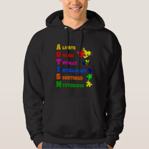 Autismus Aufklärung Autismus Akronym Puzzle Piece  Hoodie