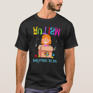 Autismus Außerhalb Der Kiste Mädchen Autismus-Bewu T-Shirt