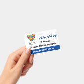 Autismus Ausweis (Handheld)