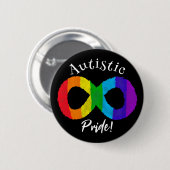Autismus Autismus Autismus Autismus Rainbow Butto Button (Vorne & Hinten)