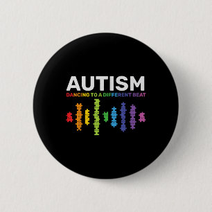 Autismus, Autismus Bewusstseinsbildung Mama kids D Button
