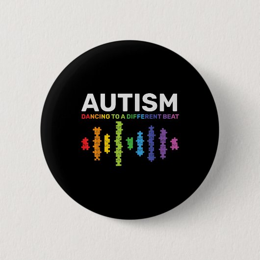 Autismus, Autismus Bewusstseinsbildung Mama kids D Button (Vorderseite)