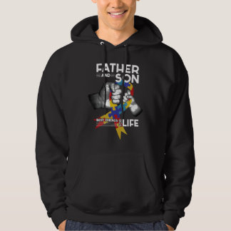 Autismus-Autismus Bewusstseinsbildung Vater Sohn Hoodie