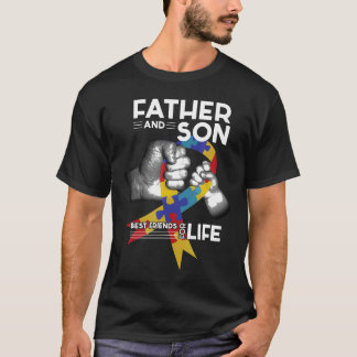 Autismus-Autismus Bewusstseinsbildung Vater Sohn T-Shirt