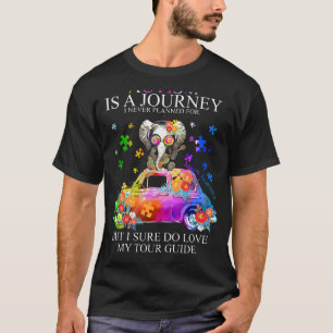 Autismus-Autismus ist eine Reise, die ich nie für T-Shirt