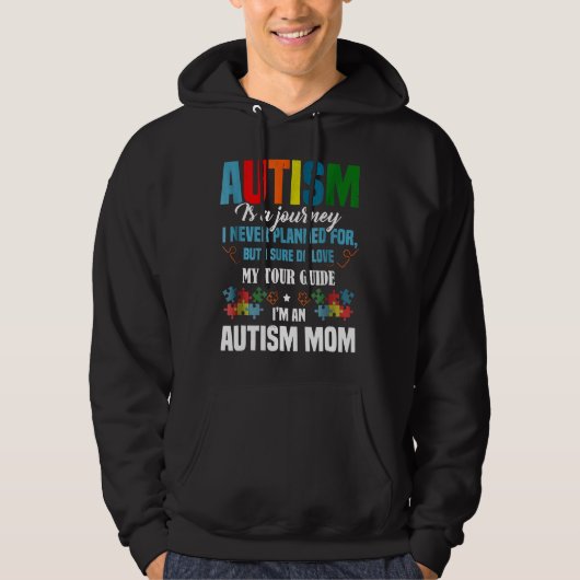 Autismus Autismus ist eine Reise in eine Autismus- Hoodie (Vorderseite)