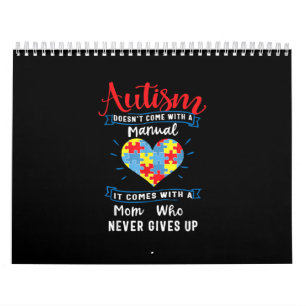 Autismus Autismus kommt nicht mit einem Handbuch Kalender
