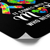 Autismus-Autismus-Mama als Inspiration Poster (Ecke)