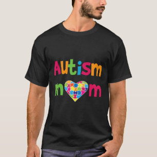 Autismus-Autismus-Mutter-Autistisches Bewusstsein- T-Shirt