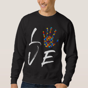 Autismus-Autismus Sensibilisierung Liebe Illustrat Sweatshirt