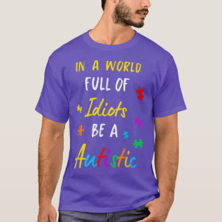 Autismus Autistic Asperger Syndrom Aspie Puzzle Au T-Shirt