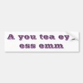 Autismus Autoaufkleber (Vorne)