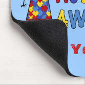 Autismus Awareness Ball G Mousepad (Ecke)