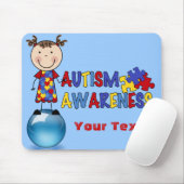 Autismus Awareness Ball G Mousepad (Mit Mouse)