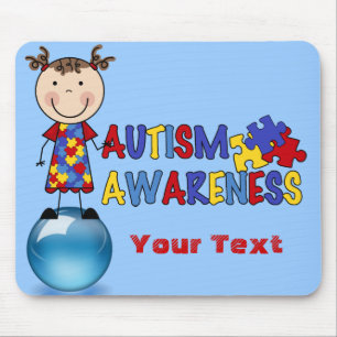 Autismus Awareness Ball G Mousepad