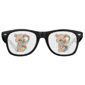 Autismus Awareness Bär Sonnenbrille (Vorderseite)