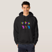 Autismus Awareness Blue Elephant Hoodie (Vorne ganz)